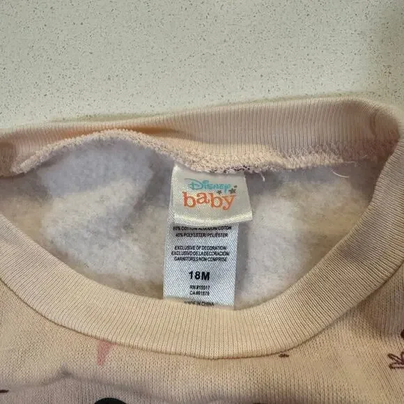 Disney Minnie Mouse Baby Girl 18M Sweater - Picture 3 of 4